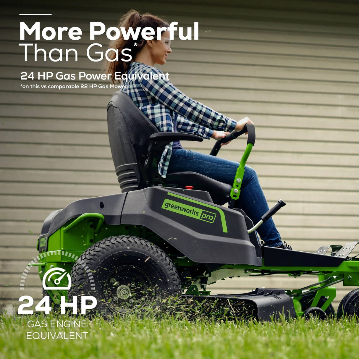 60V 42” Electric CrossoverZ Zero Turn Mower with (6) 8 Ah Batteries and (3) Dual Port Turbo Chargers 7409302